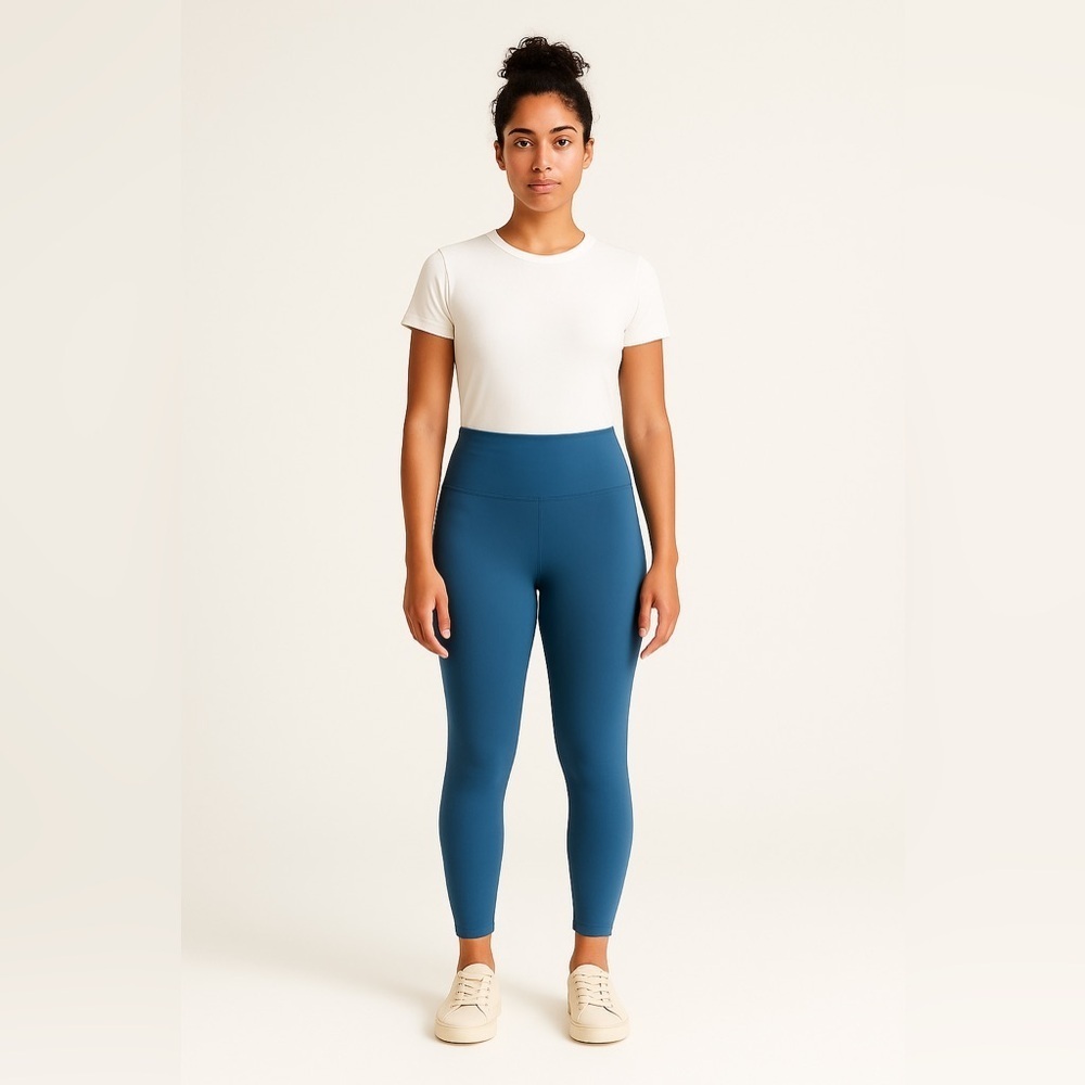 Lululemon High-Rise Blue Leggings – Size 4